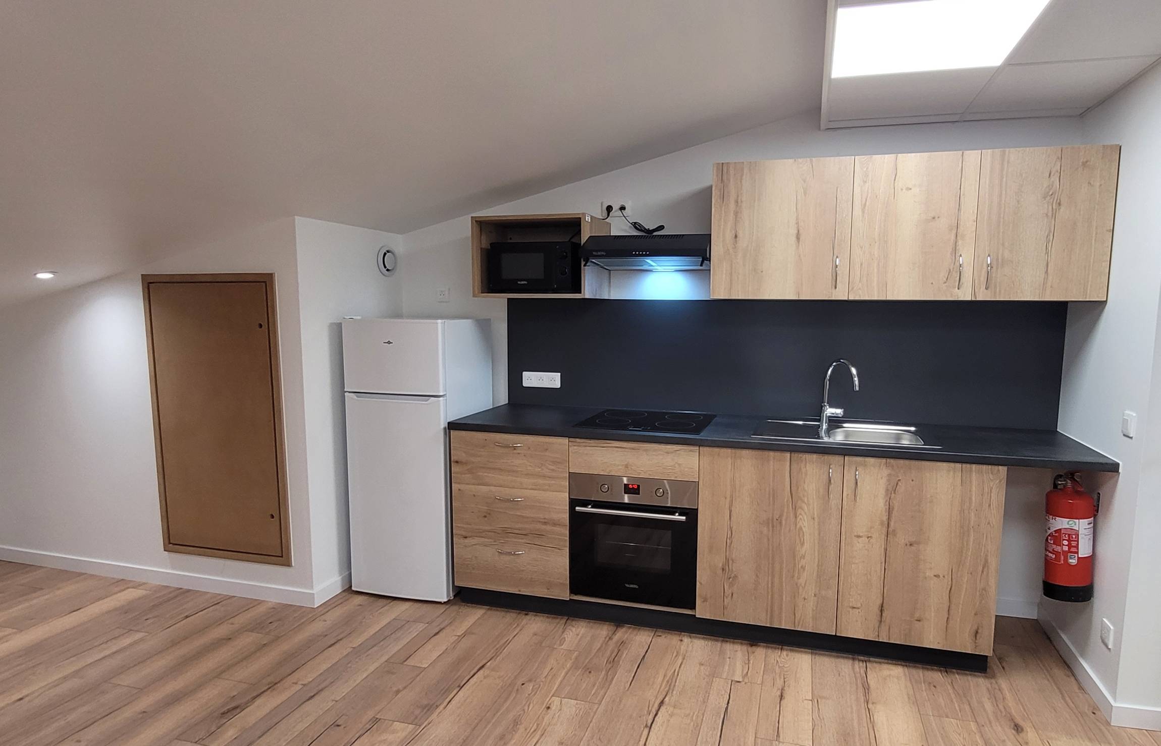 Cuisine salle de pause entreprise